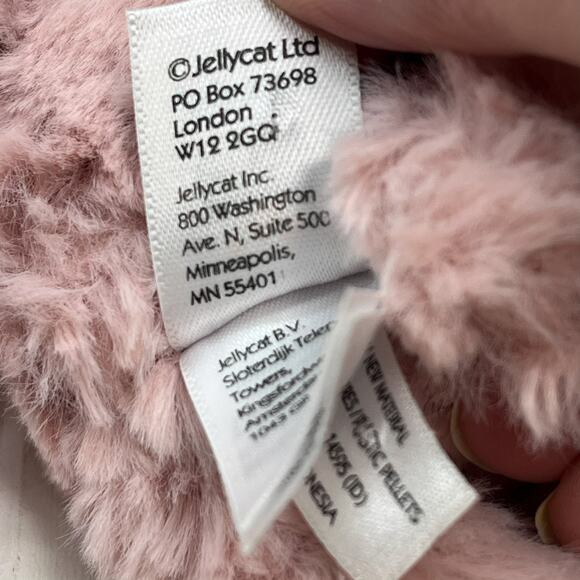 Jellycat Squiggle Piglet 9" Pink Pig Plush Toy w/ Big Ears Retired London - Picture 4 of 6